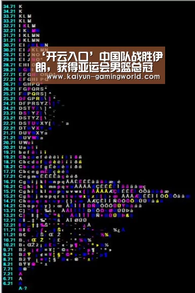 ‘开云入口’中国队战胜伊朗,获得亚运会男篮总冠军!他们太厉害了!(图1) 开云入口